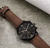 Herrenuhr mit Lederband