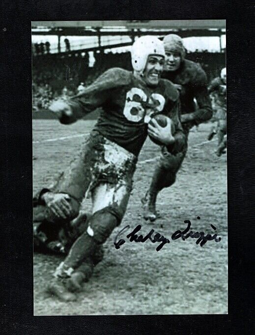 1947-55 CHARLEY TRIPPI-CHICAGO CARDINALS AUTOGRAPHED 4X6 GLOSSY Photo Poster painting-HOF