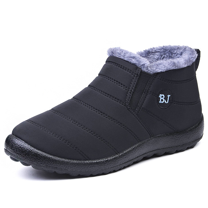 Geswet shoes for mens dress Boots Men Snow Outdoor Mens Fur Shoes Men's Winter Boots Hiking Ankle Boots Waterproof Men Shoes Work Shoes Footwear