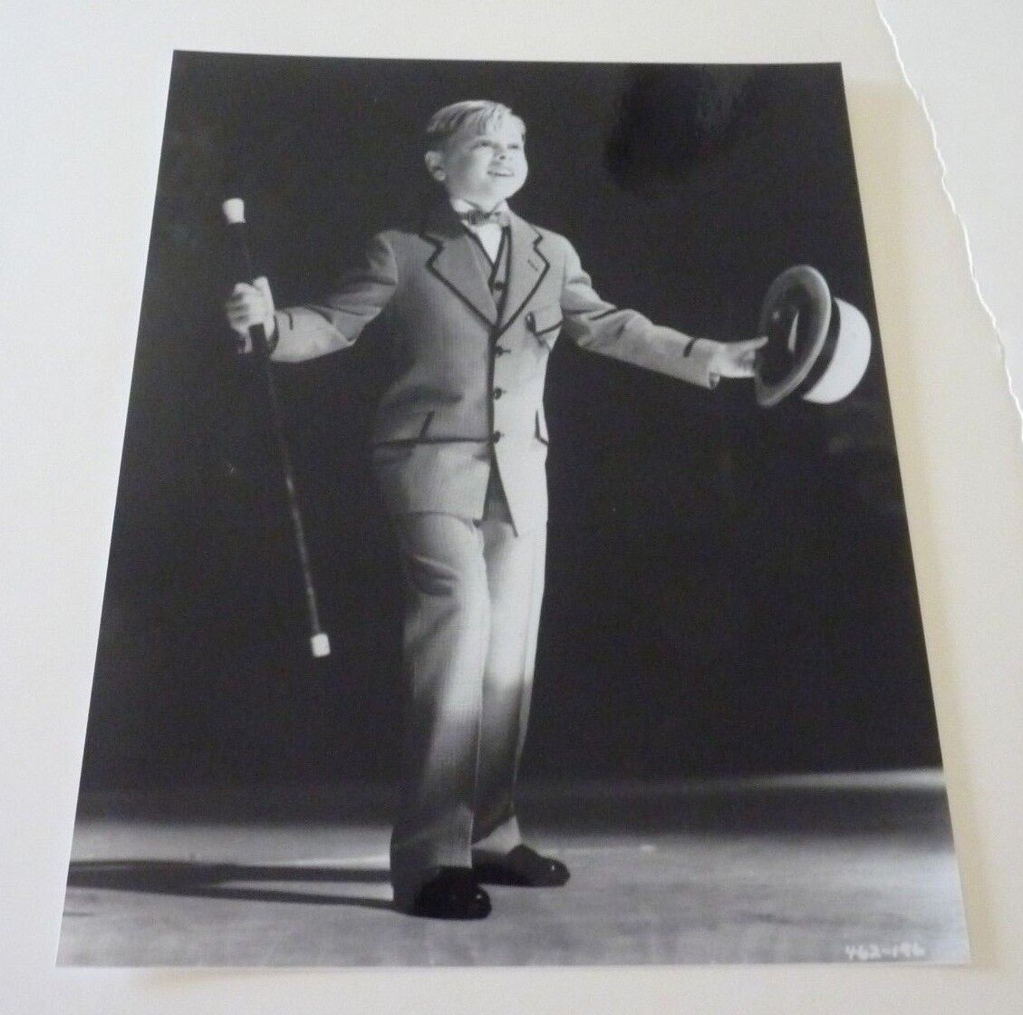 Mickey Rooney Child Movie Actor Sexy 8x10 B&W Promo Photo Poster painting #2