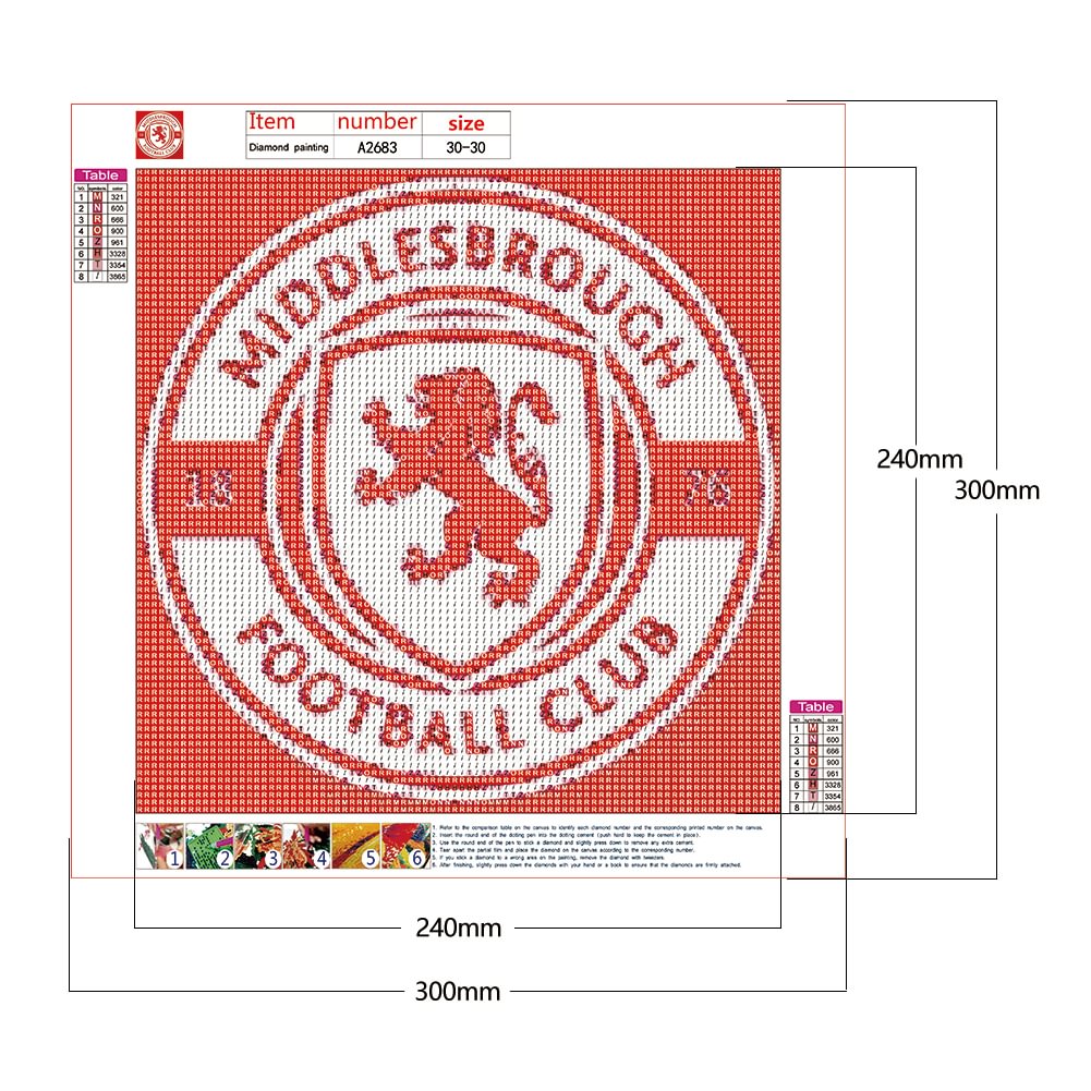 Football club-Full Round Diamond Painting