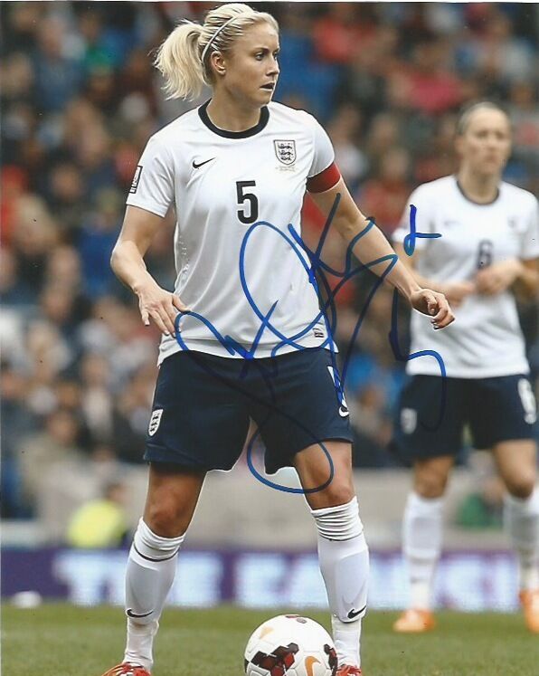 England Steph Houghton Autographed Signed 8x10 Photo Poster painting COA A