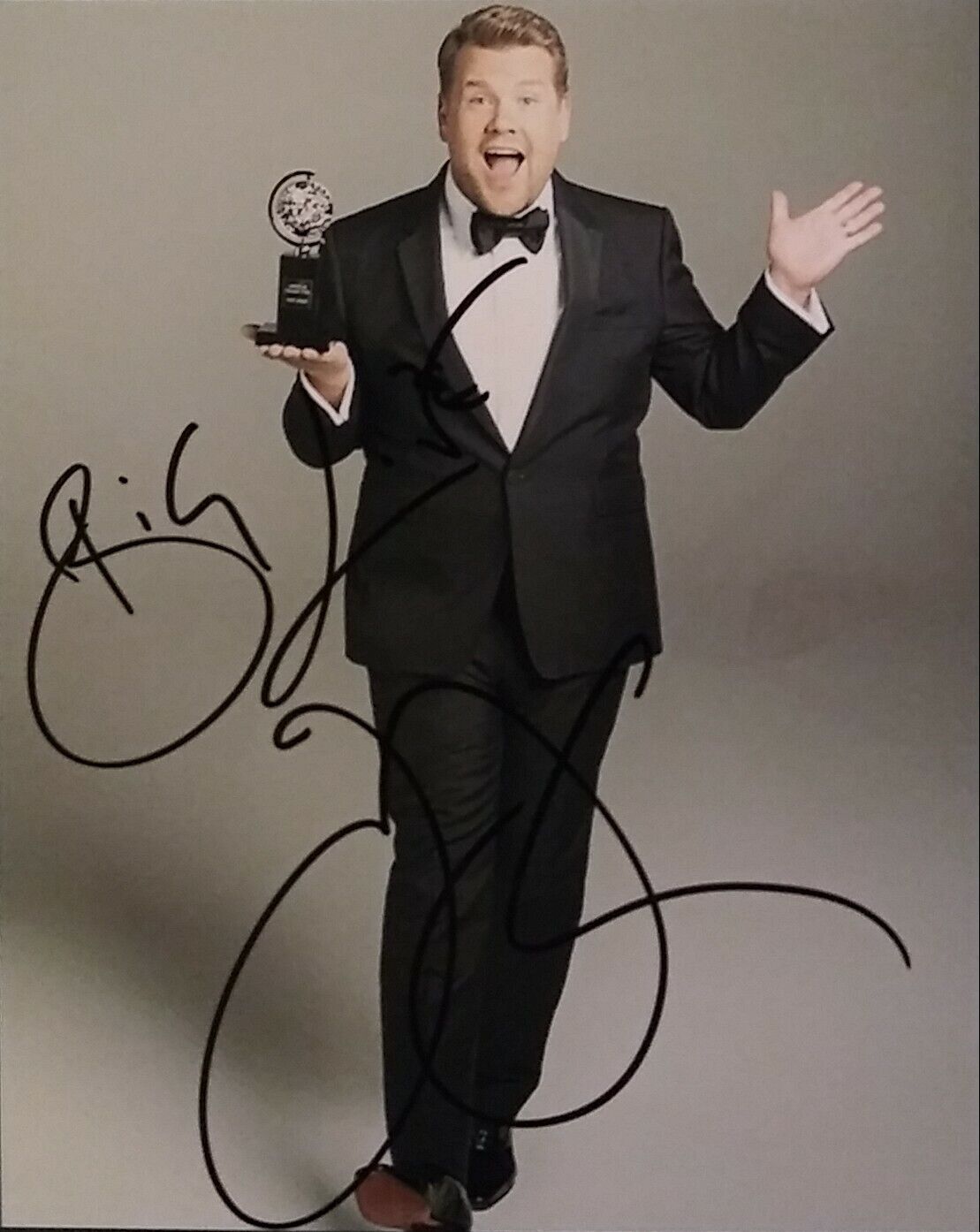 James Corden signed 8 x 10