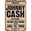 Johnny Cash - Panneaux en &eacute;tain m&eacute;tallique(20*30cm/30*40cm) - Musique