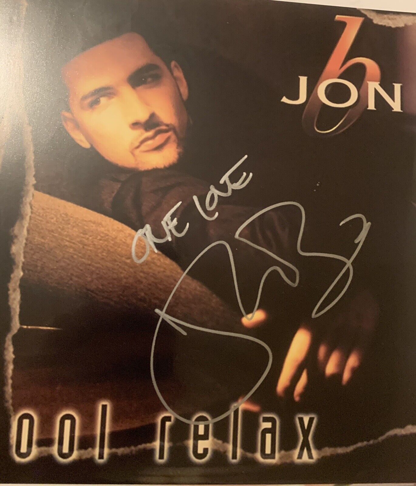 Jon B Signed Auto 8x8 Photo Poster painting Pic R&b