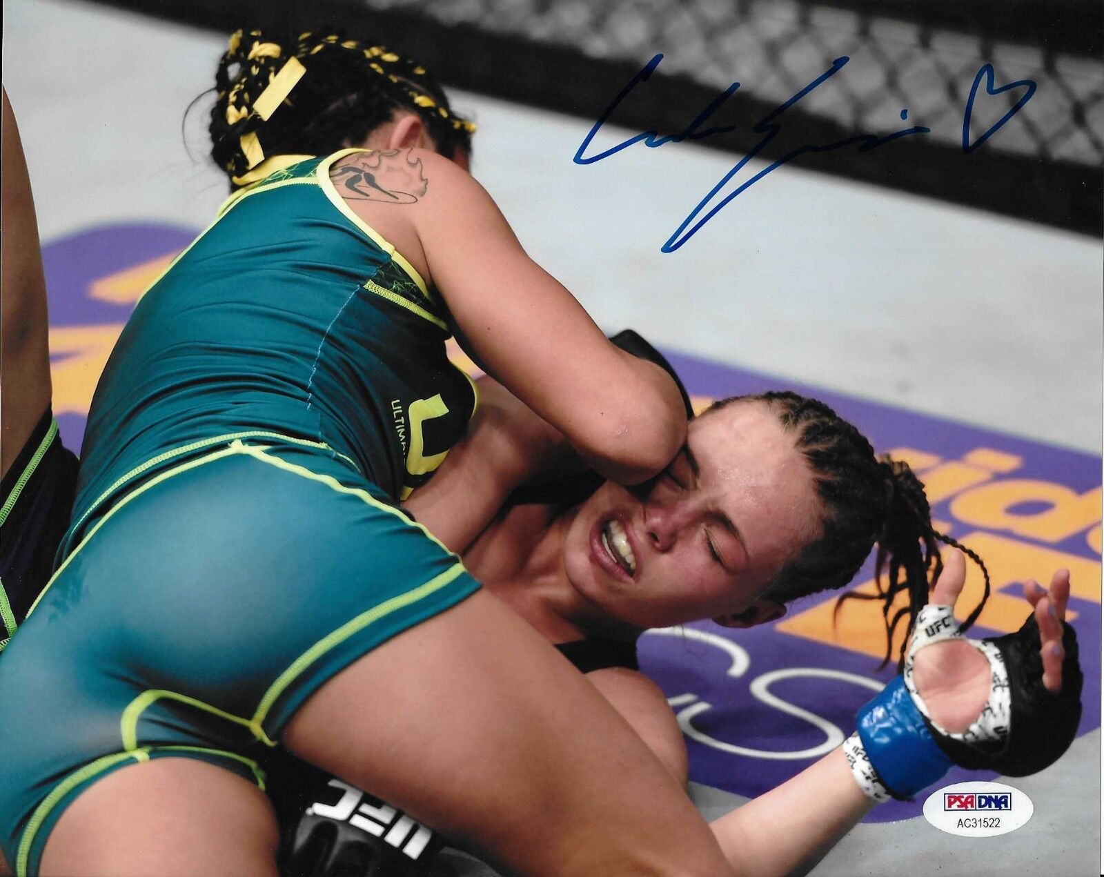 Carla Esparza Signed UFC 8x10 Photo Poster painting PSA/DNA The Ultimate Fighter 20 Autograph 1