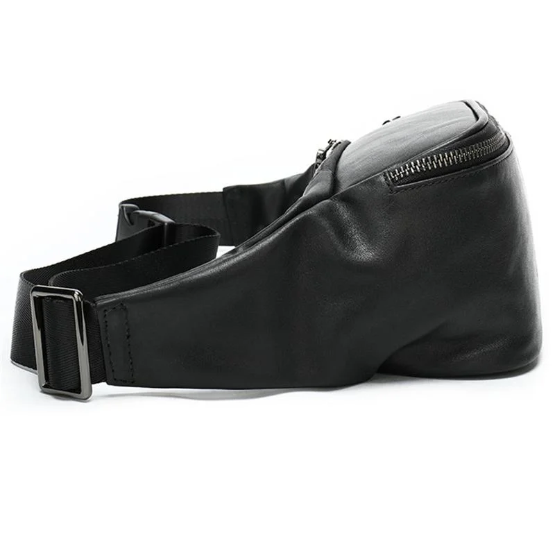 High Quality Chest Bag Multifunctional Retro Leather Waist Bag Crossbody Bag For Men