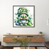 Cucumber Gnome - 11CT Stamped Cross Stitch - 45*45cm