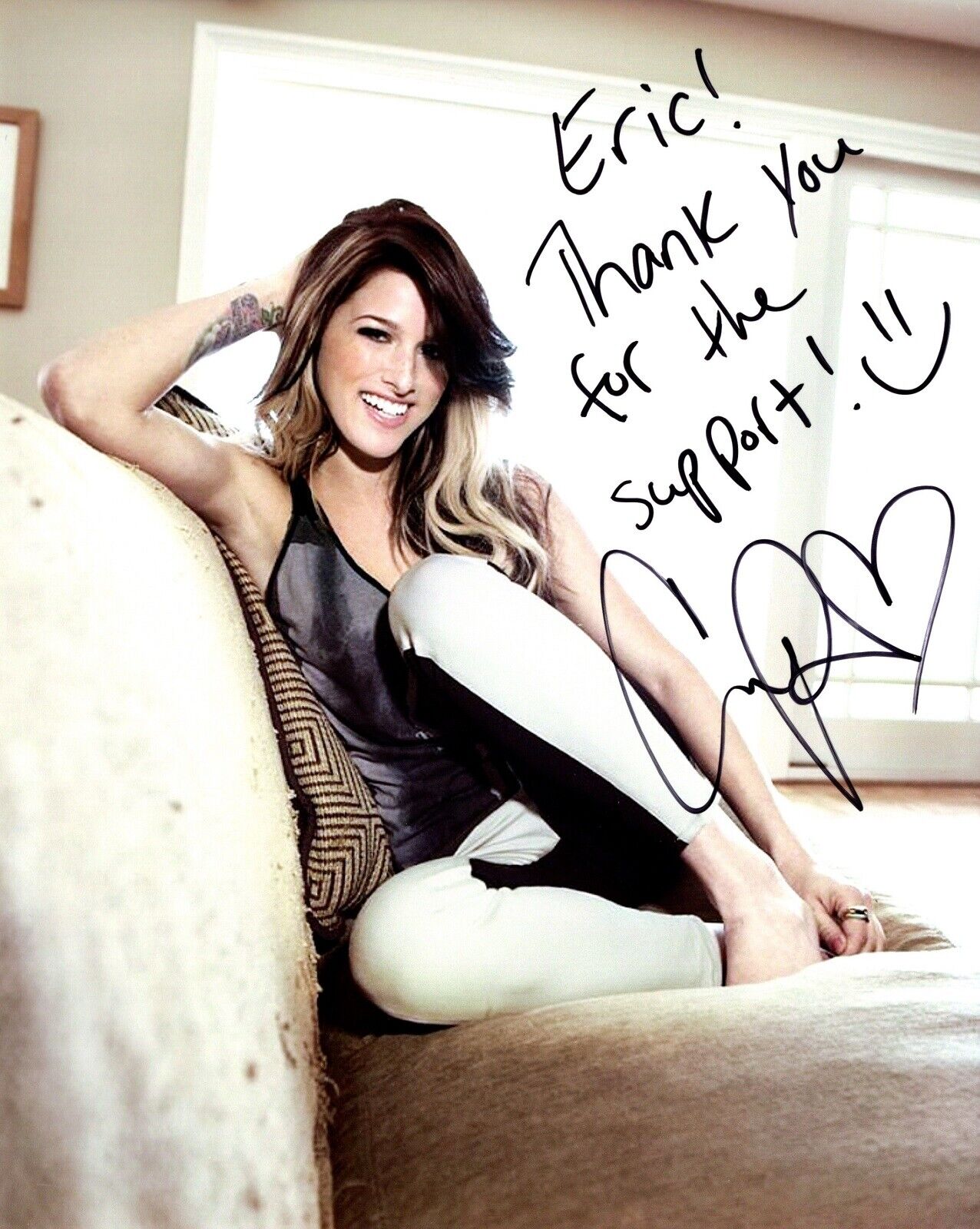 TO ERIC - Cassadee Pope Signed - Autographed The Voice Winner 8x10 inch Photo Poster painting