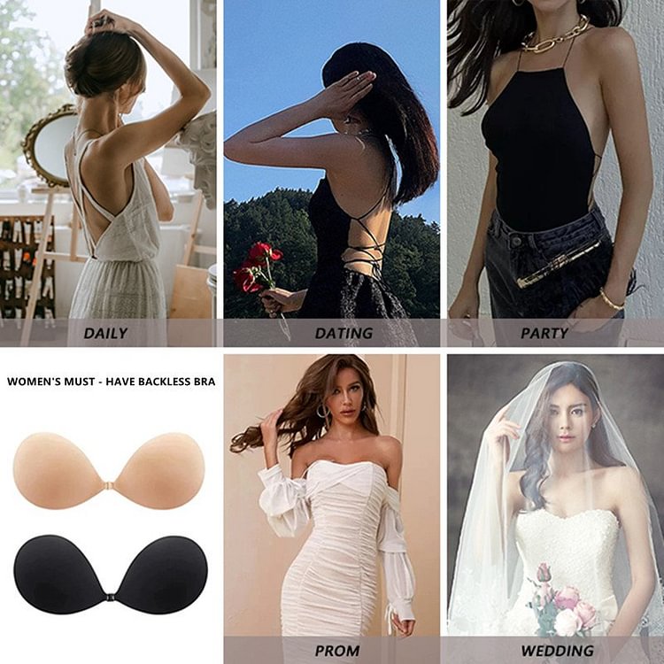 SUMMER SALE 49% OFF👙Adhesive Invisible Gathering Bras💃Show off your breasts