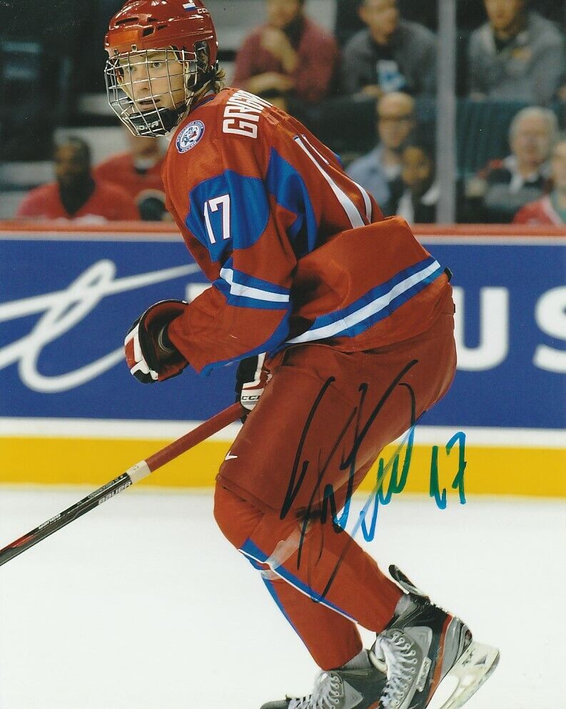 MIKHAIL GRIGORENKO SIGNED TEAM RUSSIA HOCKEY 8x10 Photo Poster painting #1 CSKA MOSCOW KHL PROOF