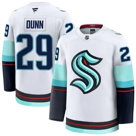 Youth Seattle Kraken #29 Vince Dunn  White Away Jersey