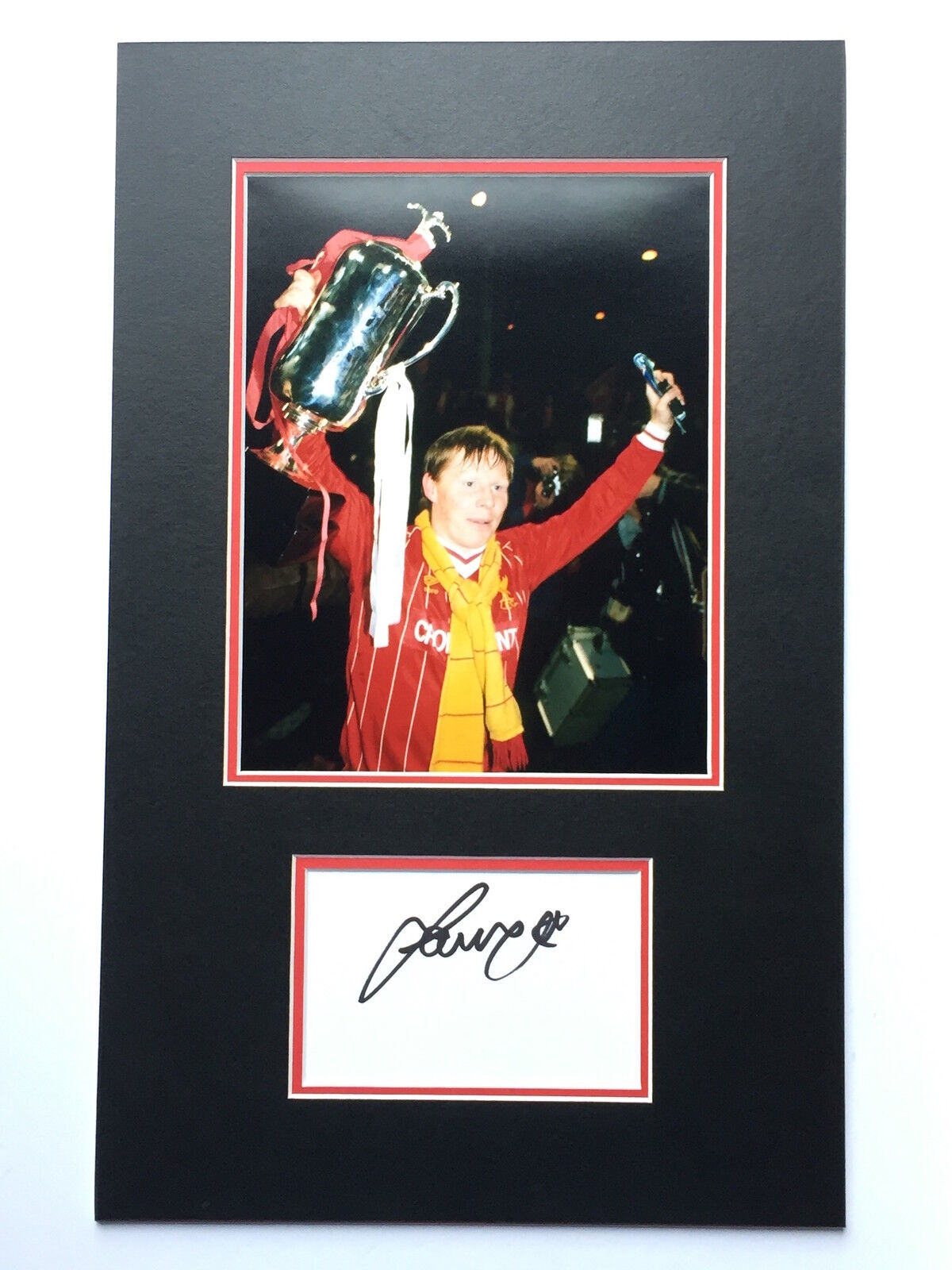 Sammy Lee Liverpool Hand Signed Photo Poster painting Mount Display.