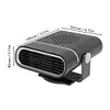 12V/24V Electric Heating Fan Fast Heating Car Windshield Heater Auto Accessories