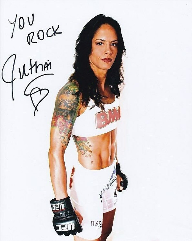 Juliana ju thai lima signed autographed ufc Photo Poster painting