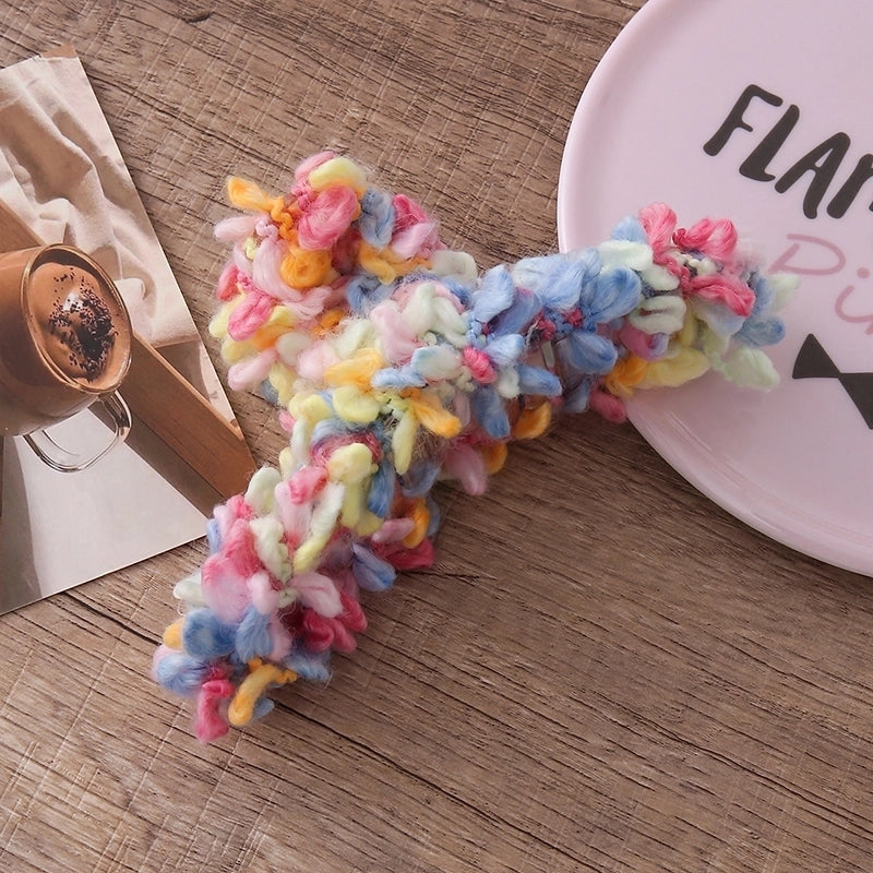 Women’s Cute Sweet Geometric Resin Yarn Hair Claws