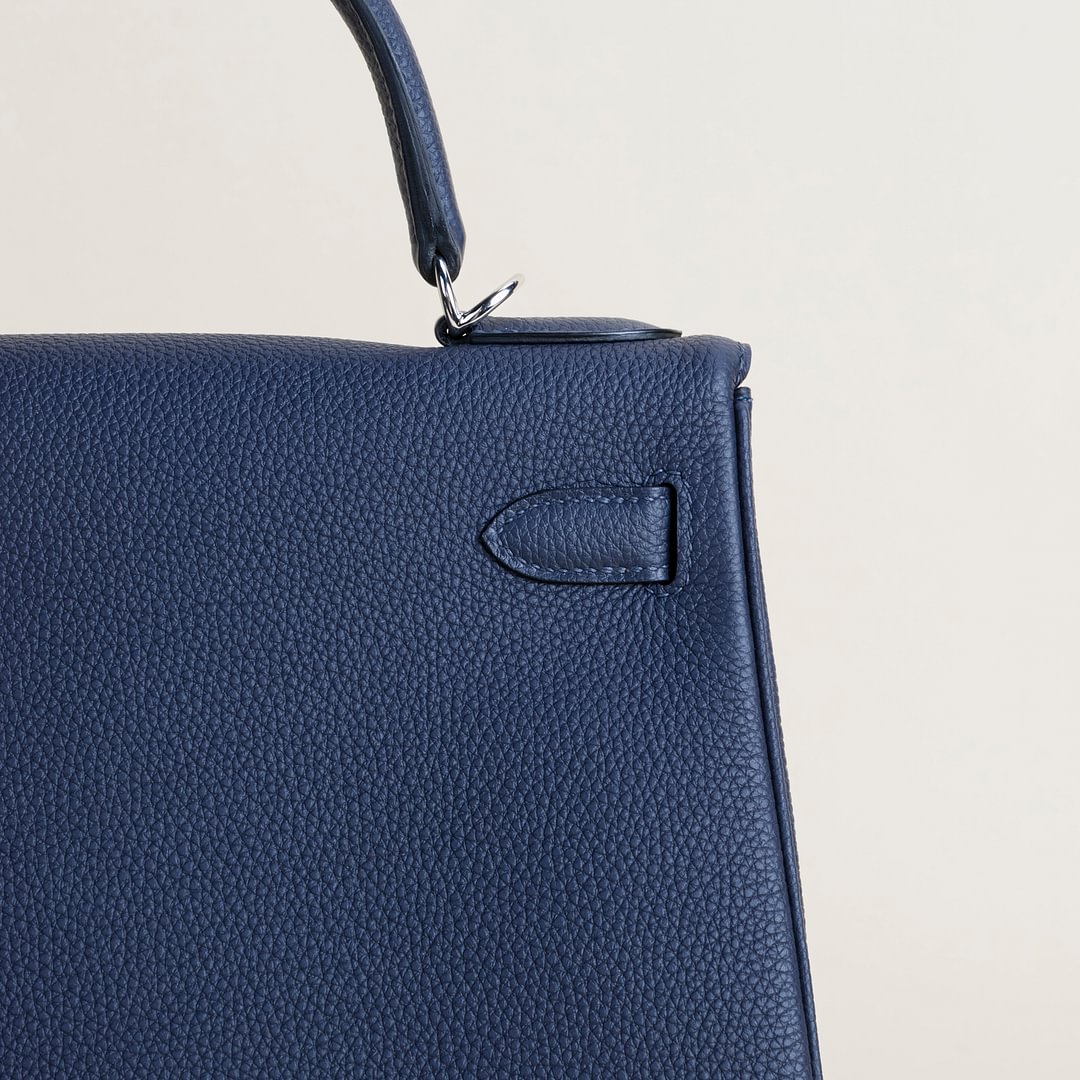 Kelly28 Togo 2Z Blue nuit PHW