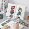 4Pcs Diamond Painting Books Flowers Diamond Painting Bookmark for Bookworm