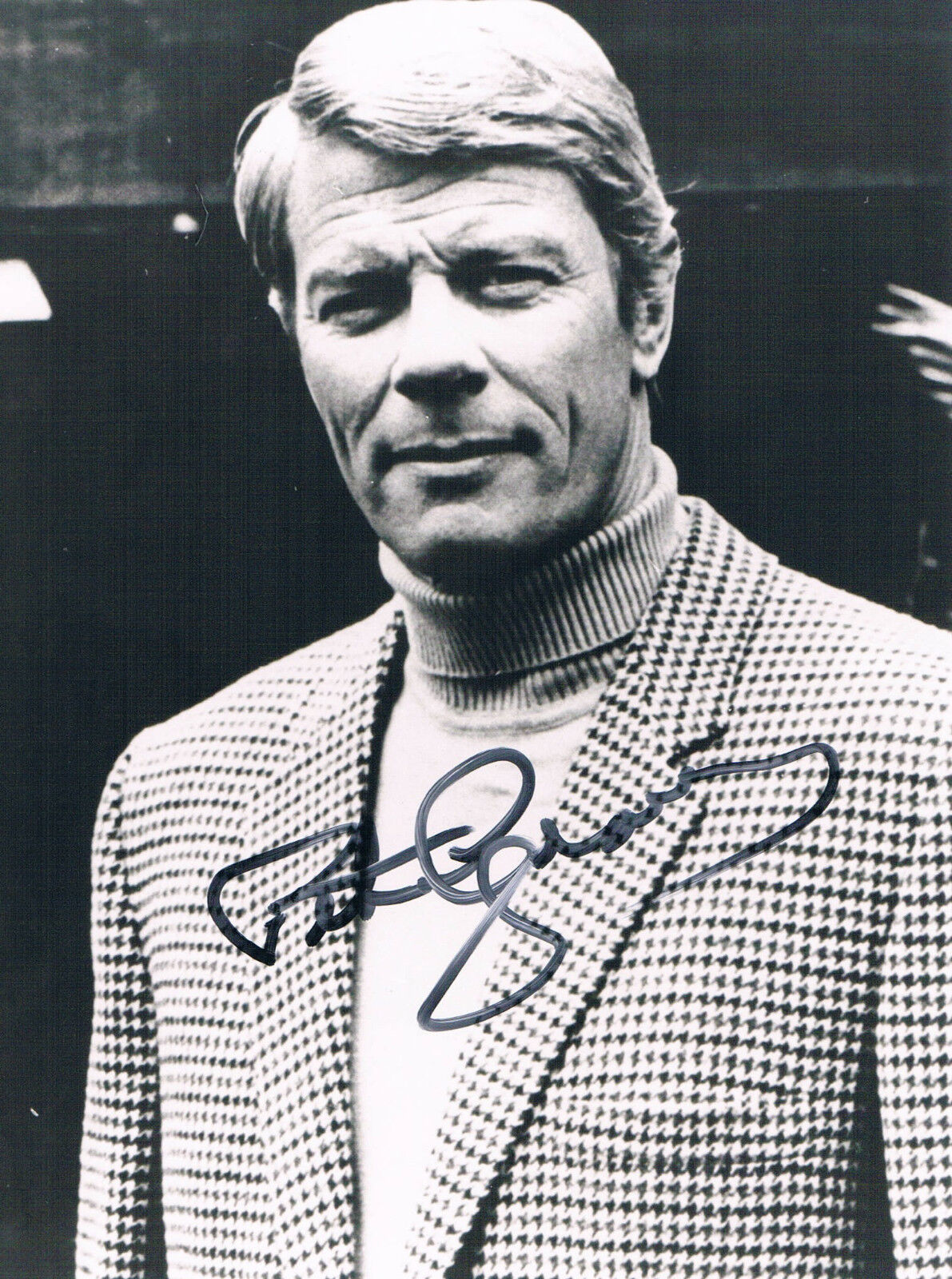 Peter Graves 1926-2010 genuine autograph 5x7