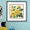 Flower-11CT Stamped Cross Stitch Kit(21*21cm)