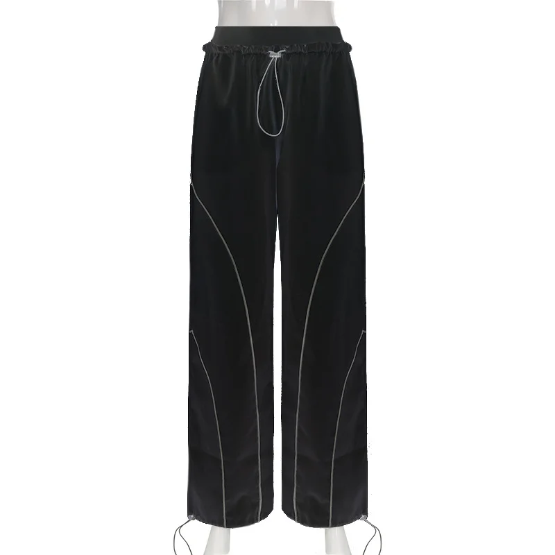 Solid Color Simple Casual Wide Leg Pants