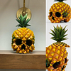 Pineapple Skull Statue Resin Crafts