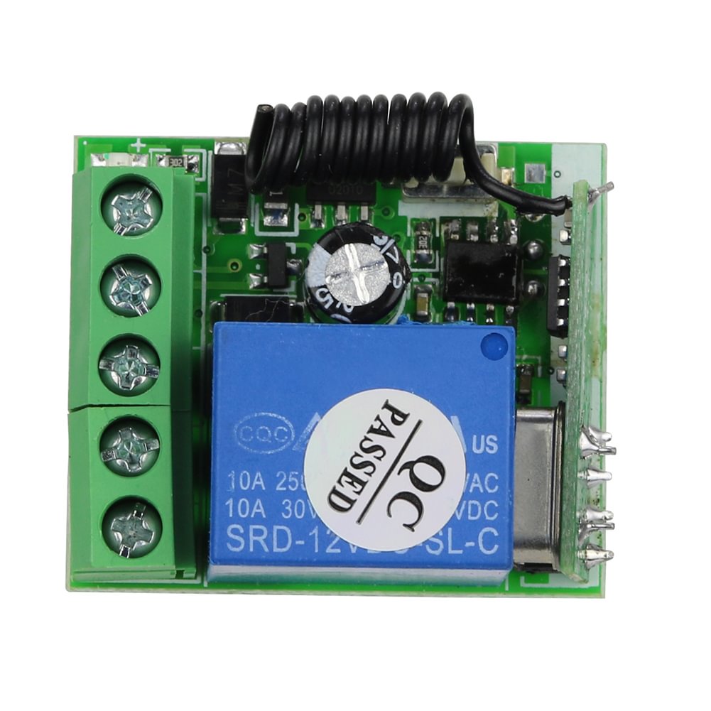 AKRK0112 315MHz Remote Control Switch 12V Relay Receiver for Garage Door