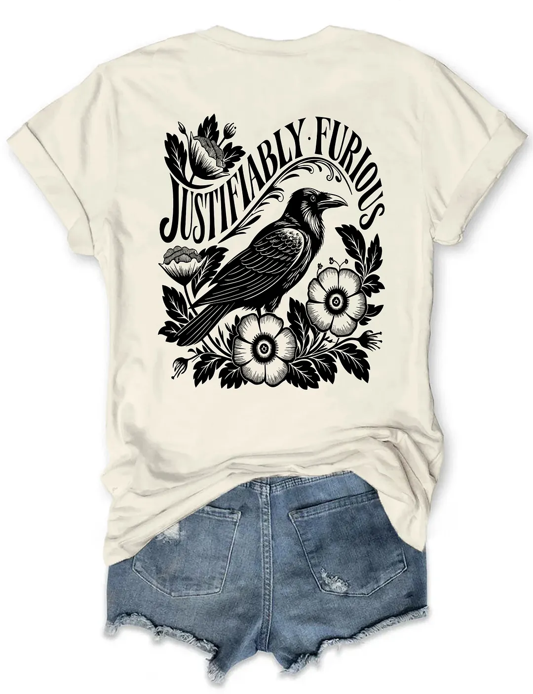 Justifiably Furious Raven T-shirt