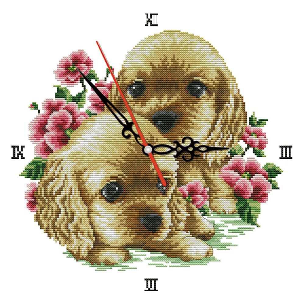 

Accompanied - 14CT Stamped Cross Stitch - 34*34cm, 501 Original