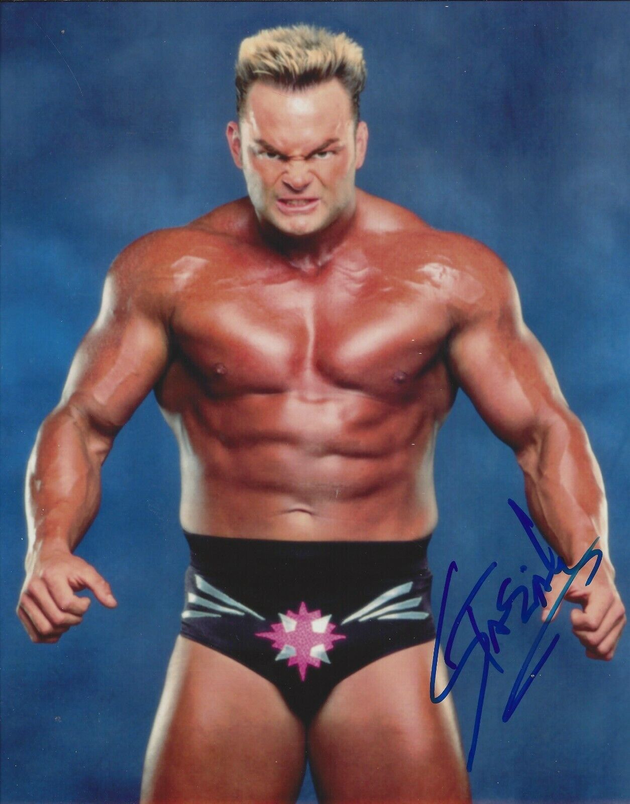 Shawn Stasiak autographed 8x10 WCW WWEMeat #2