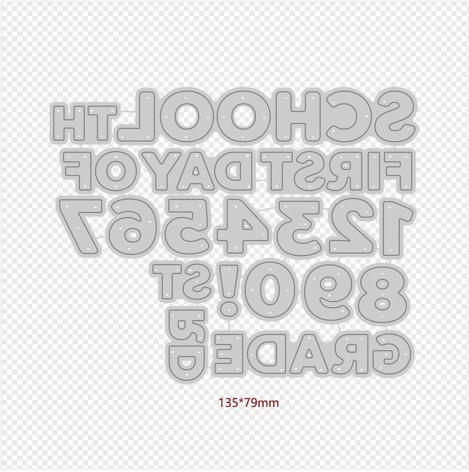 Metal Cutting Dies Slimline Essentials card Scrapbooking Stencil Cut Die For DIY Card Crafts Handmade