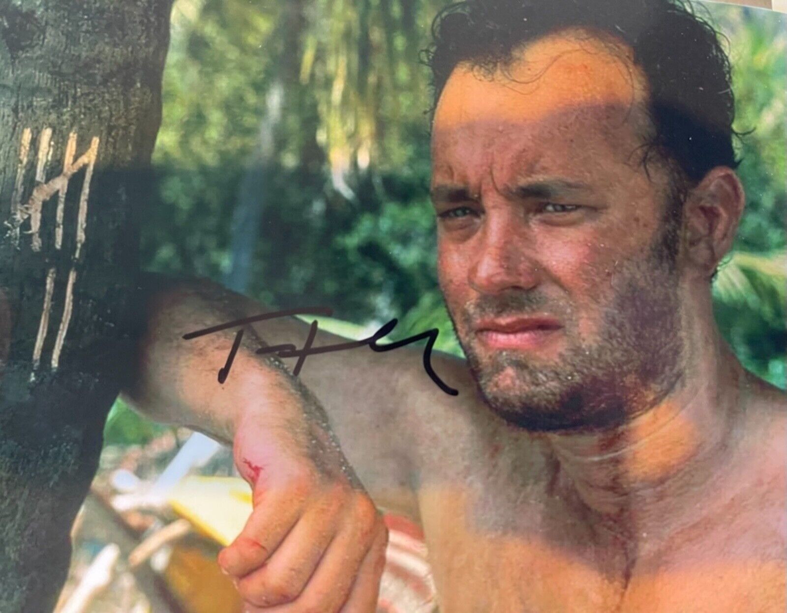 Tom Hanks signed 8x10 Photo Poster painting pic