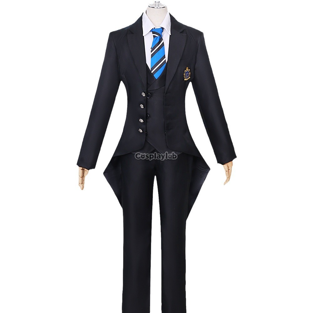 Black Butler Ciel Phantomhive Boarding School Uniform Cosplay Costume Set