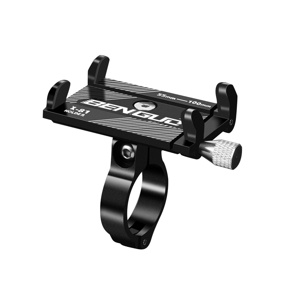 

X-81 Motorcycle Bike Handlebar Phone Holder Electric Scooter Mount Bracket, Silver, 501 Original