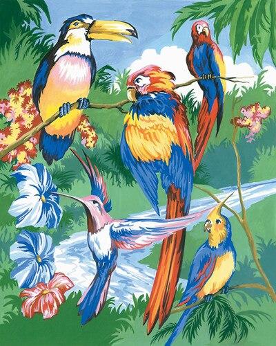 

Eastern Bird – Paint By Numbers - 40*50CM, 501 Original