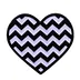 Happy Stripes Heart