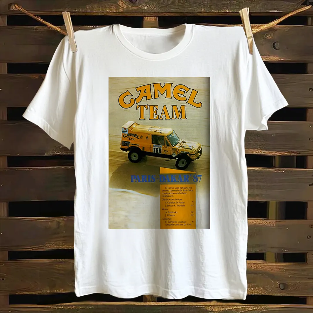 Vintage Rally Car Graphic Print T-shirt