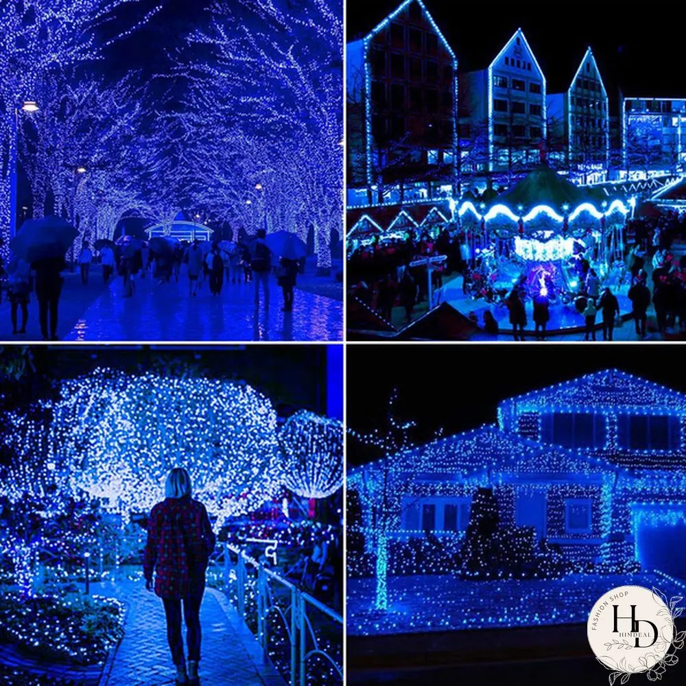 Waterproof Solar-Powered Fairy Modes Copper Wire for Christmas Patio