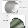 4Pcs 50ml Mini Camping Cup Stainless Steel Drink Mugs for Hiking Fishing (Green)