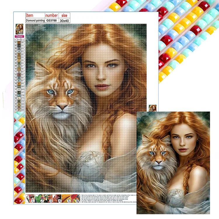 Cat - Full Square - Diamond Painting(30*40cm)