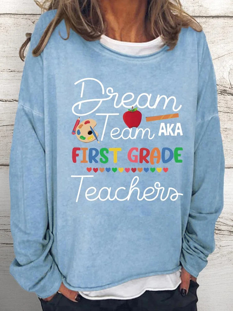 Teacher Women Loose Sweatshirt