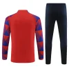 2023/2024 Barcelona Half-Pull Training Suit Red Jersey 