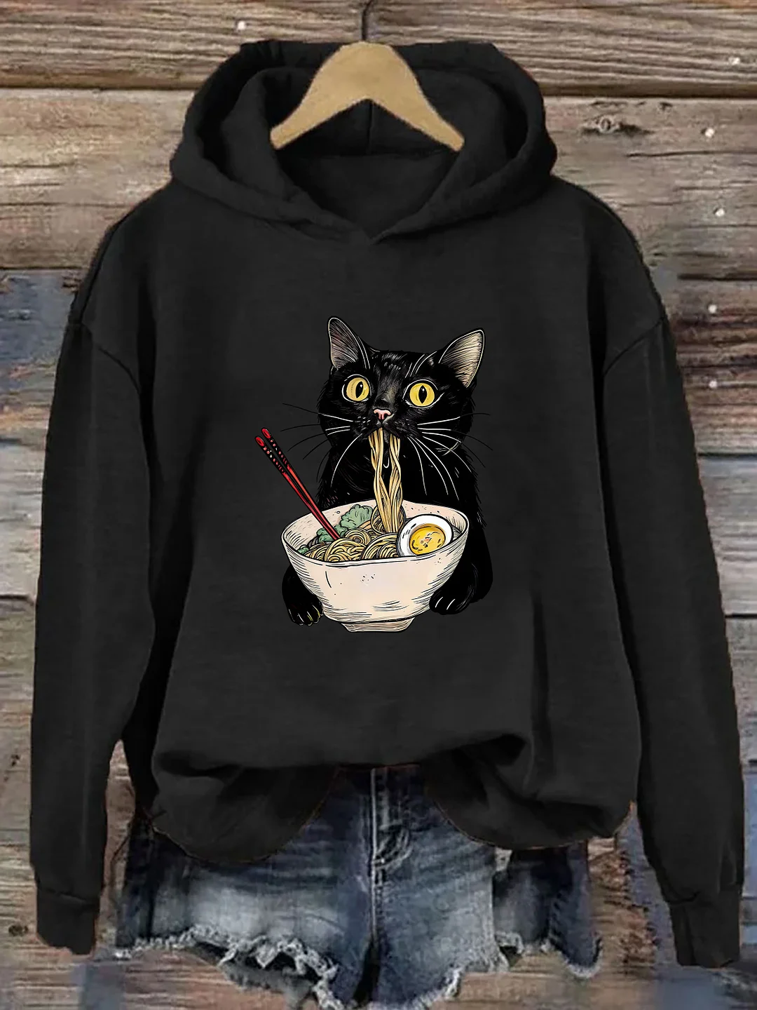 Noodle Cat Hoodie