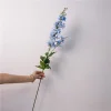 Luxe Real Touch Moisture Blue Purple White 2 Stems Delphinium Artificial Flower