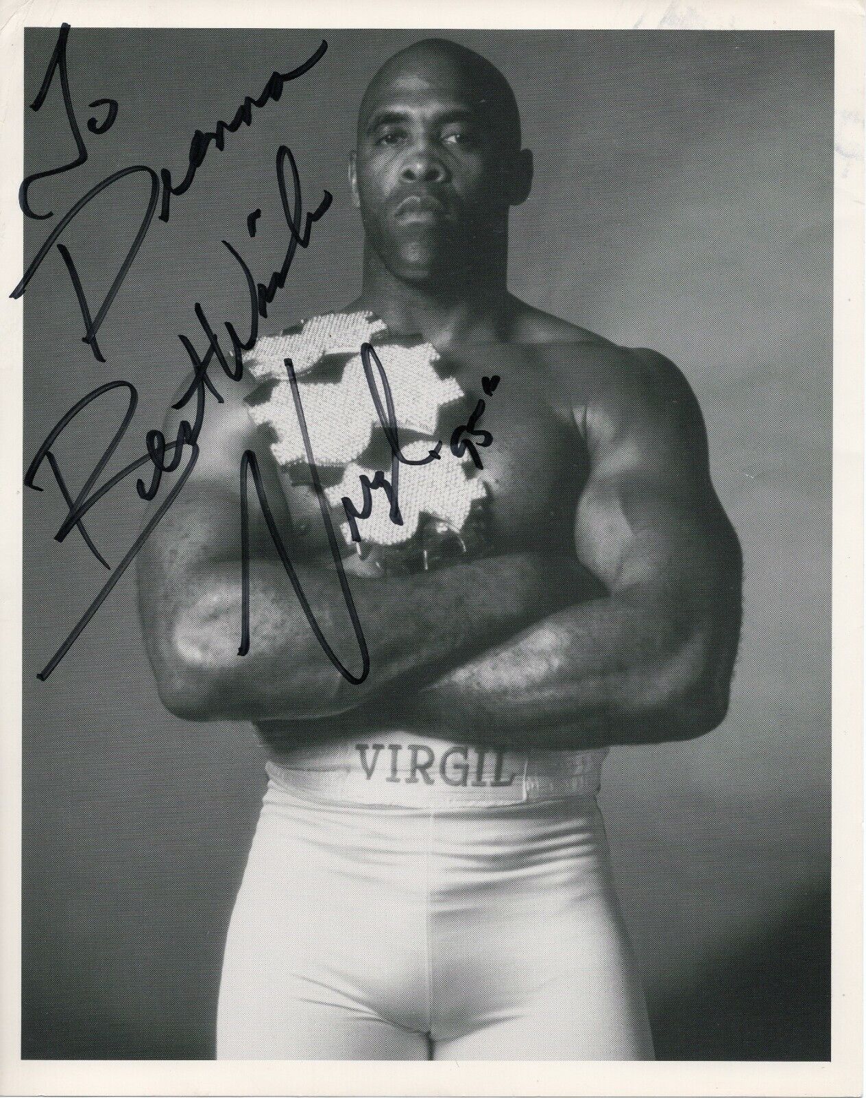 WWE/WWF SIGNED  VIRGIL