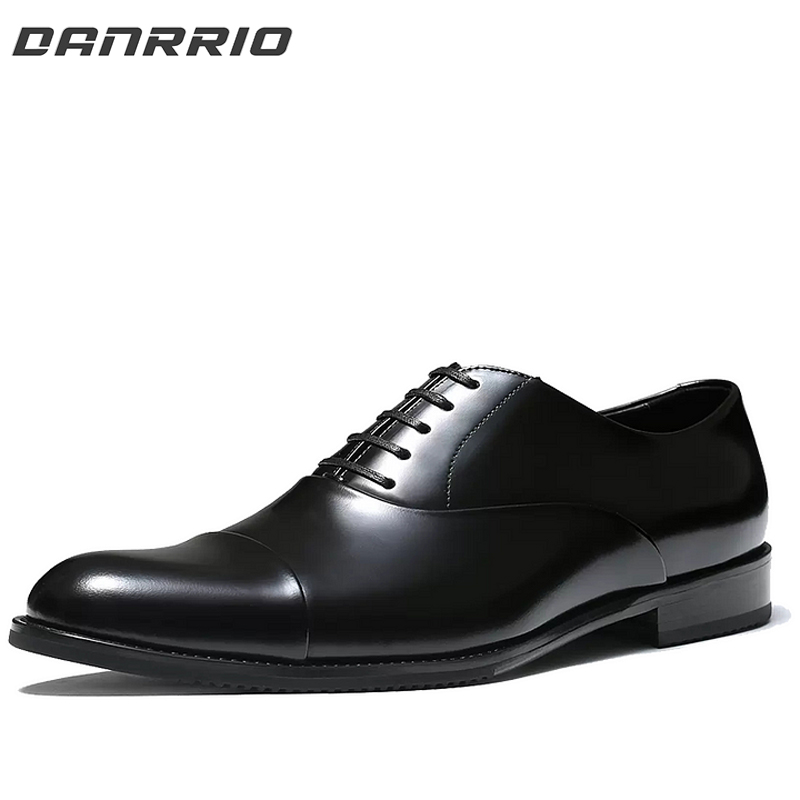 Bright Calf Leather Oxford Shoes DANRRIO.COM DANRRIO