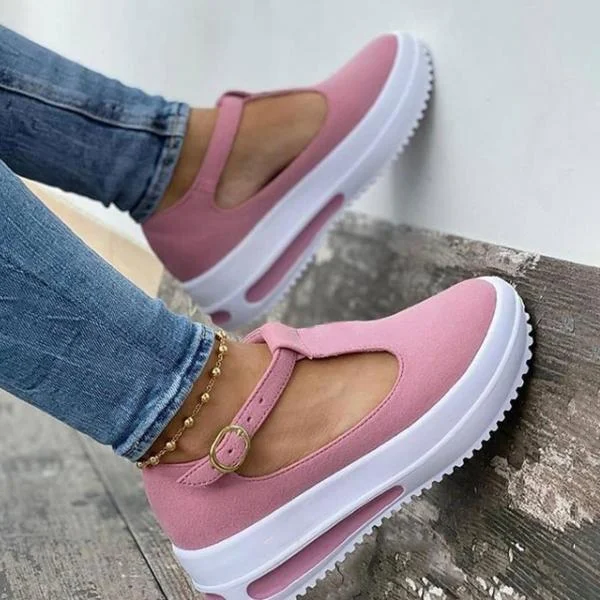 Women Fashion Platform T-Shaped Design Casual Sandals