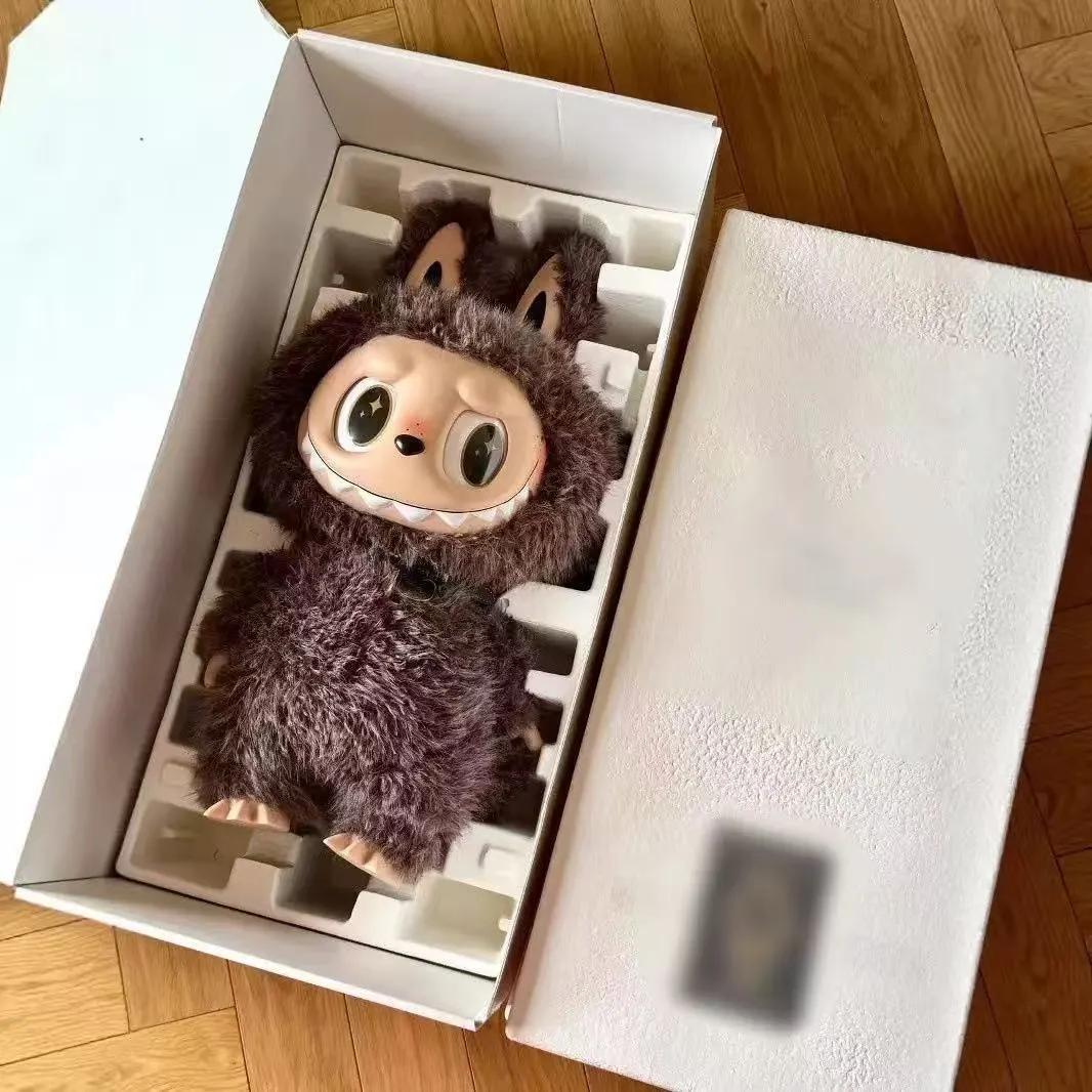 Applicable to genuine labubu lab cloth plush doll bubble mart trendy play blind box doll gift high-end doll