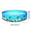 Inflatable Swimming Pool Large Capacity Blow Up Family Pool Bathtub Pool for Kid