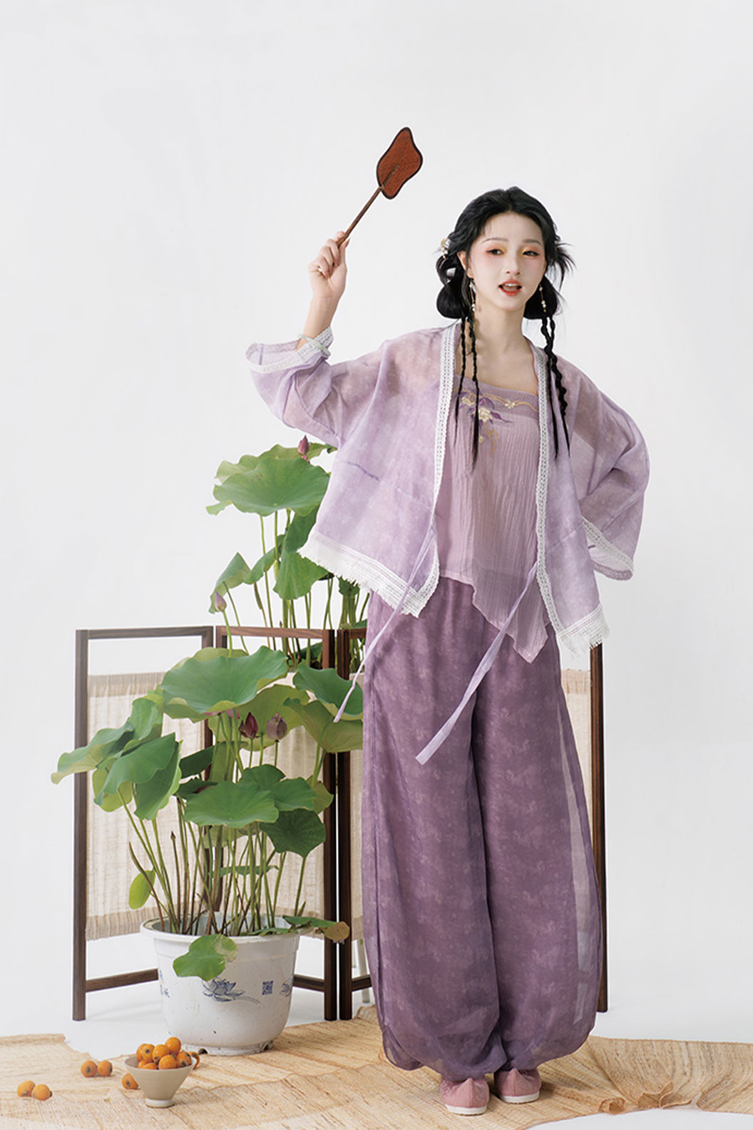 Modern Hanfu  3 Colors and Lantern Pants for Daily Commuting - xiaobinggun 小冰棍 Stupa Stones